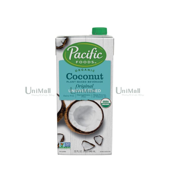 Sữa dừa không đường Pacific