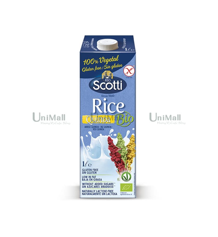Sữa gạo diêm mạch hữu cơ Riso Scotti