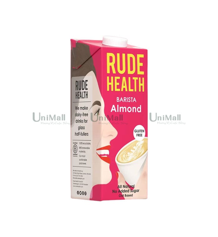 Sữa hạnh nhân Barista hữu cơ Rude Health