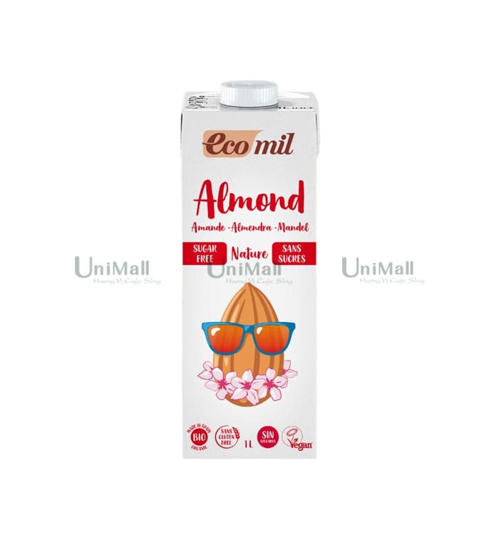 Ecomil Almond milk sugar-free Bio