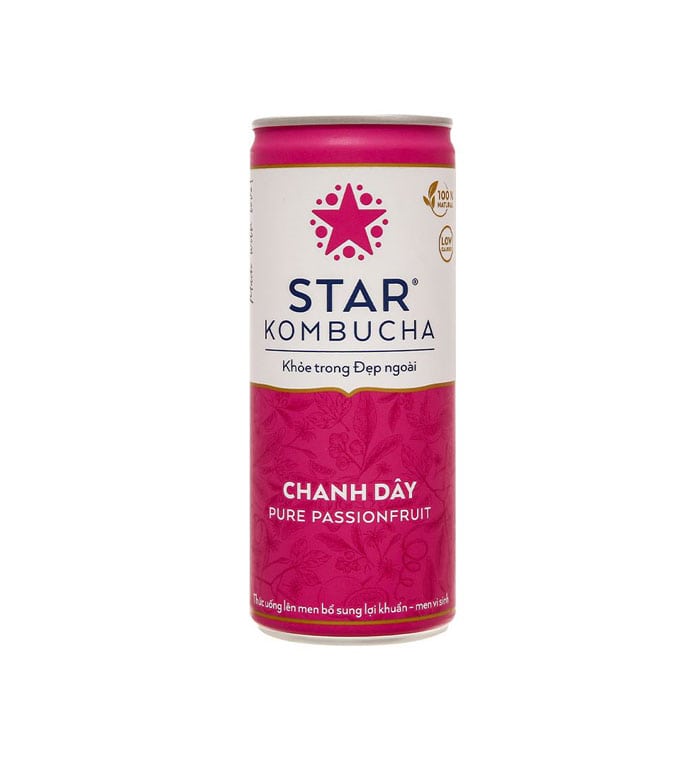Trà Kombucha vị chanh dây Star Kombucha