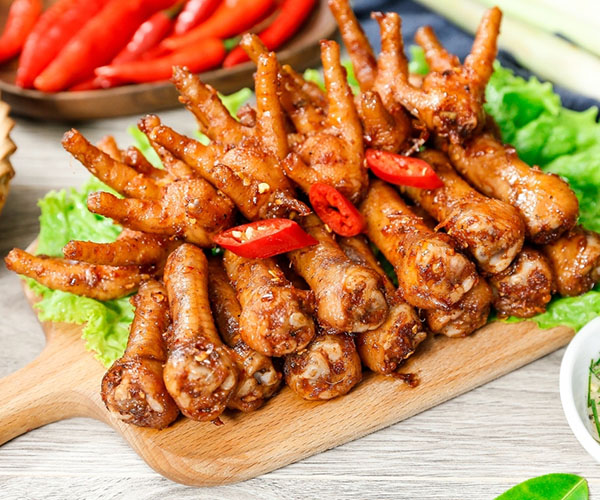 Chân gà nướng ngũ vị