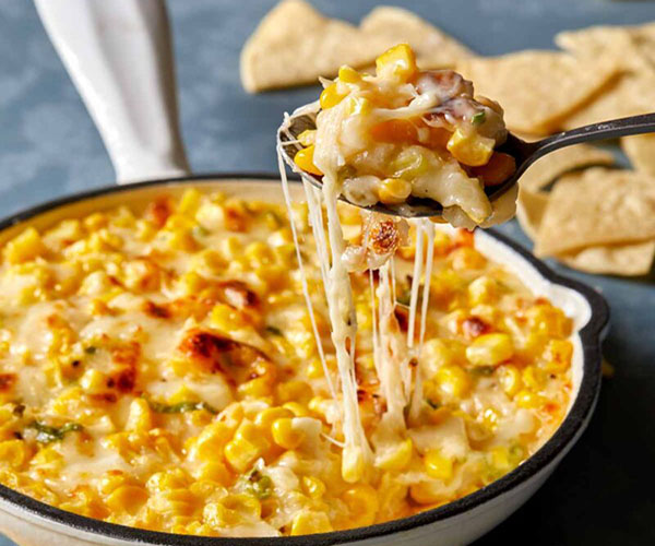 Bắp xào cay phô mai Mozzarella