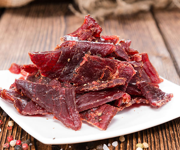 Thịt heo khô giả bò